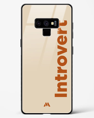 Introvert Glass Case Phone Cover (Samsung)