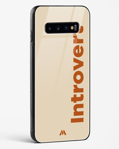 Introvert Glass Case Phone Cover (Samsung)