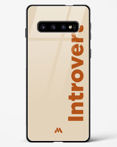 Introvert Glass Case Phone Cover (Samsung)