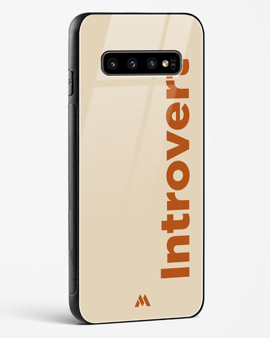 Introvert Glass Case Phone Cover (Samsung)