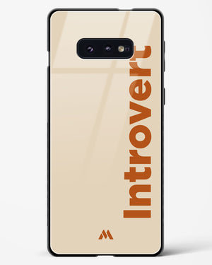 Introvert Glass Case Phone Cover (Samsung)