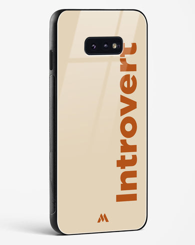 Introvert Glass Case Phone Cover (Samsung)