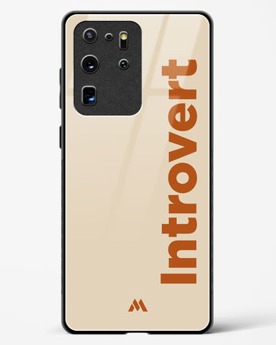 Introvert Glass Case Phone Cover (Samsung)
