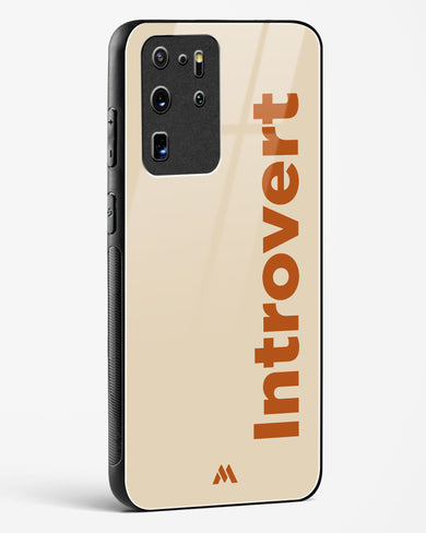 Introvert Glass Case Phone Cover (Samsung)