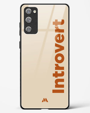 Introvert Glass Case Phone Cover (Samsung)