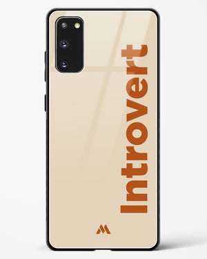 Introvert Glass Case Phone Cover (Samsung)