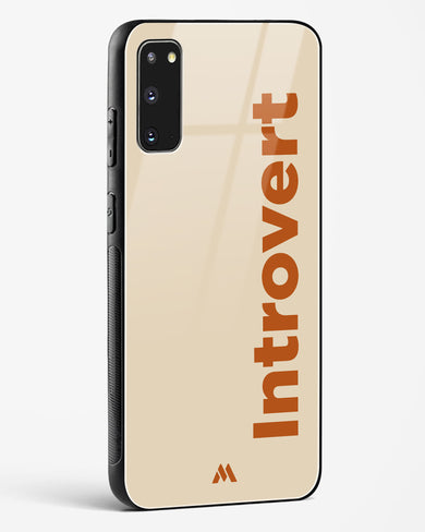 Introvert Glass Case Phone Cover (Samsung)