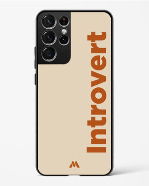 Introvert Glass Case Phone Cover (Samsung)