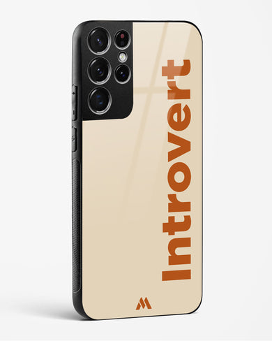 Introvert Glass Case Phone Cover (Samsung)