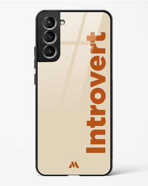 Introvert Glass Case Phone Cover (Samsung)