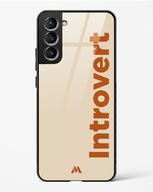 Introvert Glass Case Phone Cover (Samsung)