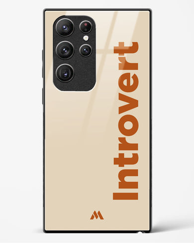 Introvert Glass Case Phone Cover (Samsung)