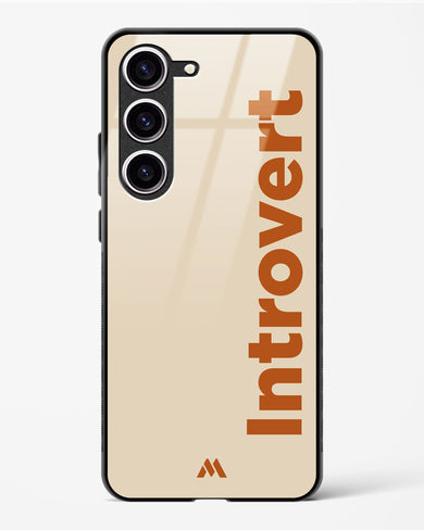 Introvert Glass Case Phone Cover (Samsung)