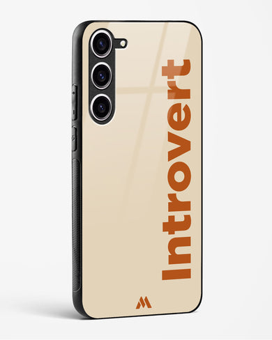 Introvert Glass Case Phone Cover (Samsung)