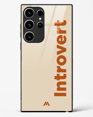 Introvert Glass Case Phone Cover (Samsung)