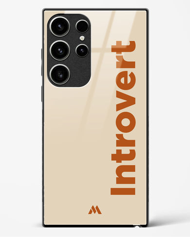 Introvert Glass Case Phone Cover (Samsung)