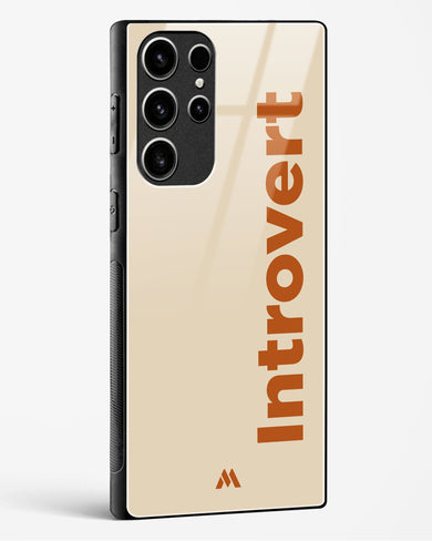 Introvert Glass Case Phone Cover (Samsung)