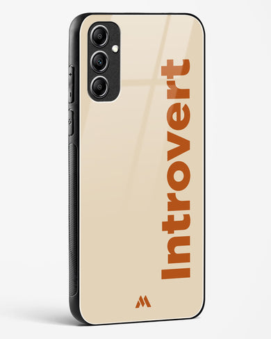 Introvert Glass Case Phone Cover (Samsung)