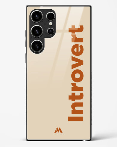 Introvert Glass Case Phone Cover (Samsung)