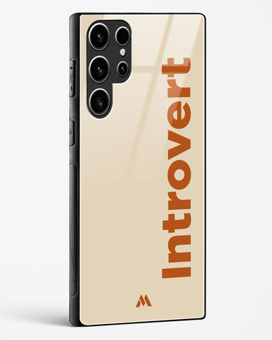 Introvert Glass Case Phone Cover (Samsung)