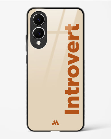 Introvert Glass Case Phone Cover (Samsung)