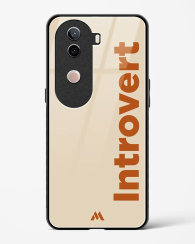 Introvert Glass Case Phone Cover (Vivo)
