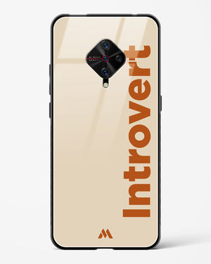 Introvert Glass Case Phone Cover (Vivo)