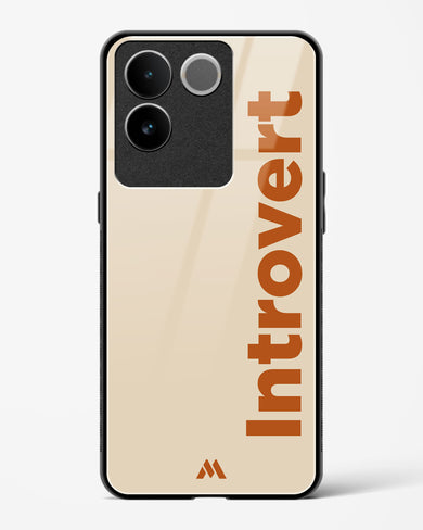 Introvert Glass Case Phone Cover (Vivo)