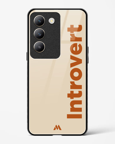 Introvert Glass Case Phone Cover (Vivo)