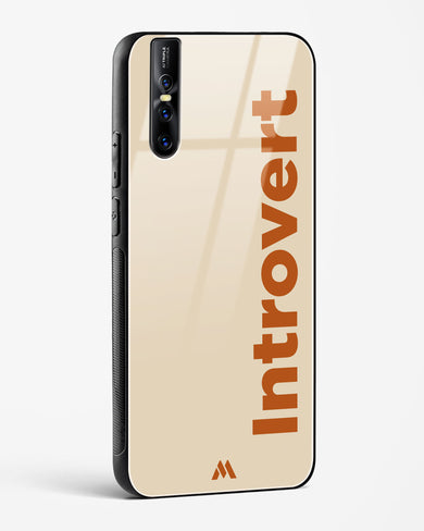 Introvert Glass Case Phone Cover (Vivo)