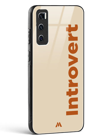 Introvert Glass Case Phone Cover (Vivo)