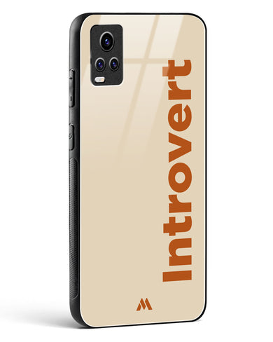 Introvert Glass Case Phone Cover (Vivo)