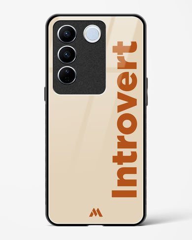 Introvert Glass Case Phone Cover (Vivo)