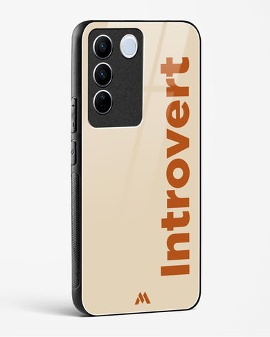 Introvert Glass Case Phone Cover (Vivo)