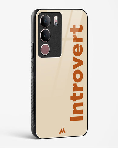 Introvert Glass Case Phone Cover (Vivo)