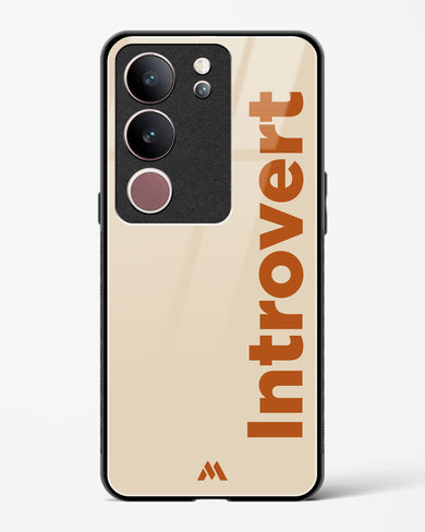 Introvert Glass Case Phone Cover (Vivo)