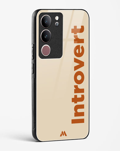 Introvert Glass Case Phone Cover (Vivo)