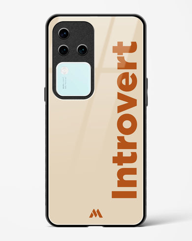 Introvert Glass Case Phone Cover (Vivo)