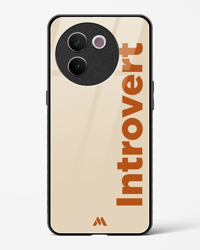 Introvert Glass Case Phone Cover (Vivo)