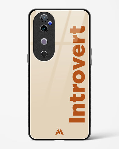 Introvert Glass Case Phone Cover (Vivo)