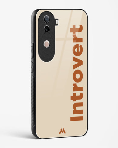 Introvert Glass Case Phone Cover (Vivo)