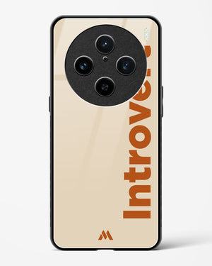 Introvert Glass Case Phone Cover (Vivo)