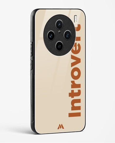 Introvert Glass Case Phone Cover (Vivo)