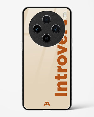 Introvert Glass Case Phone Cover (Vivo)