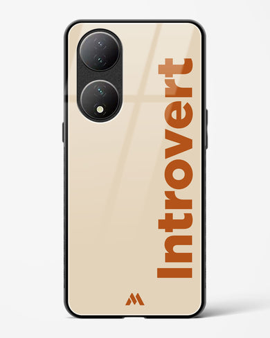 Introvert Glass Case Phone Cover (Vivo)