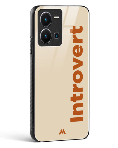 Introvert Glass Case Phone Cover (Vivo)