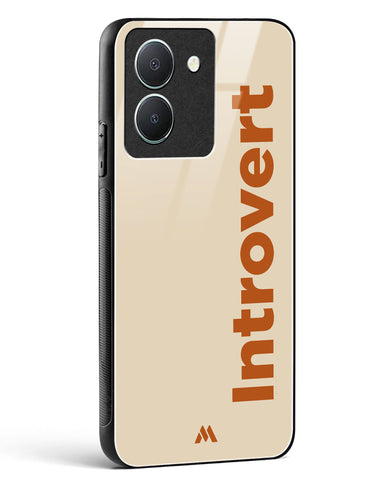 Introvert Glass Case Phone Cover (Vivo)