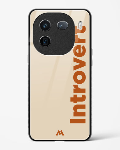 Introvert Glass Case Phone Cover (Vivo)