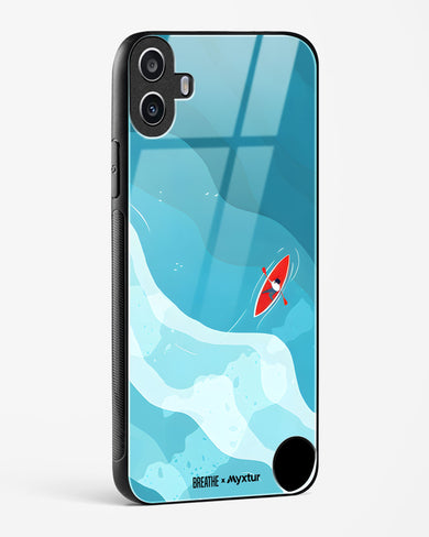 Against the Tides [BREATHE] Glass Case Phone Cover (Nothing)