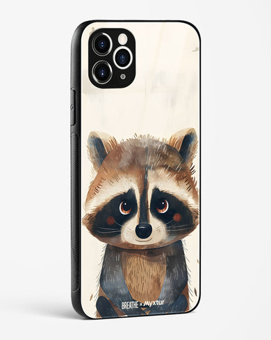 Blushing Raccoon [BREATHE] Glass Case Phone Cover (Apple)